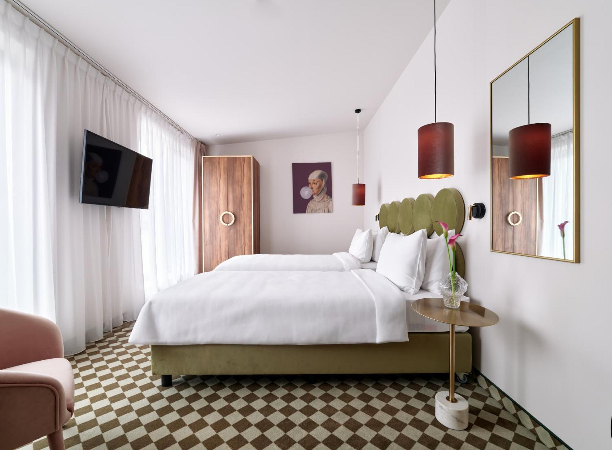 Hotel Pietryna Lodž Exteriér fotografie